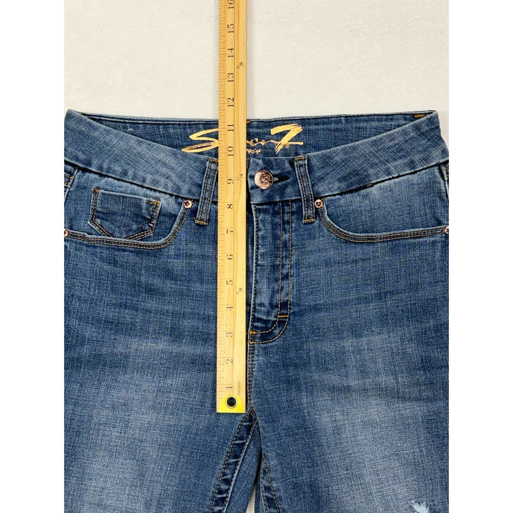 Seven7 Tummyless High Rise Skinny Jeans Size 6 Premium Stretch Denim Slimming - Picture 5 of 11